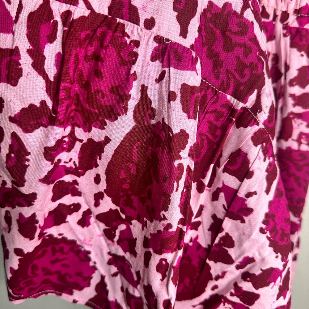 NWT Maisie Women's Pink Floral Sleeveless Halter Maxi Dress Lined Size M - Picture 5 of 9